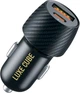 Автомобільний зарядний пристрій Luxe Cube 36W (2USBx3A) Black (4446689880957) - зображення 1