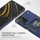 Чехол Protector для Xiaomi Redmi 9T противоударный бампер с подставкой Dark-Blue - изображение 4