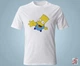 Футболка с принтом SIMPSONS Барт Симпсон рад вас видеть. Размер L (05010104021L) - изображение 1