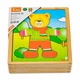 Дерев'яний ігровий набір Viga Toys Гардероб ведмедика - зображення 1