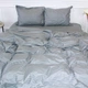 Постільна білизна MirSon Satin Stripe 30-0010 Light Gray 143х210 полуторний (2200005251119) - изображение 1