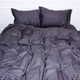 Постільна білизна MirSon SatinStripe 30-0012DarkGray 143х210 Сімейний (2200005252000) - изображение 1