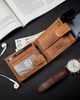 Гаманець чоловічий шкіряний Always Wild N0035L-CHM-8748 коричневий - изображение 3