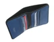 Кошелек мужской кожаный Visconti VSL34 Lank c RFID Black-Cobalt - изображение 3
