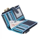 Гаманець жіночий шкіряний Visconti RB100 - Bermuda (blue multi) - изображение 4