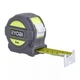 Рулетка Ryobi RTM8M, 8м*25мм, двостороннє нейлонове покриття, TPR корпус, 4 заклепки - зображення 1