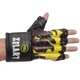 Снарядные перчатки шингарты кожаные Zelart 4224 Black-Yellow размер L - изображение 3