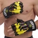 Снарядные перчатки шингарты кожаные Zelart 4224 Black-Yellow размер L - изображение 2