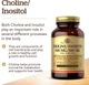 Холин и инозитол Solgar Choline/Inositol 500 мг/500 мг 100 капсул - изображение 6