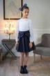 Блузка для дівчинки SLY 114/S/19 білий 164 - зображення 3