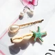 Набір заколок для волосся і пара сережок Анна Ясеницька "Beautiful star", зелений, 3шт - зображення 2