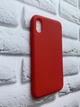 Силиконовый матовый чехол на iPhone X/Xs :: Красный - изображение 2