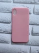Силиконовый матовый чехол на iPhone X/Xs :: Розовый - изображение 1