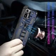 Чохол Shockproof Shield для Xiaomi Redmi Note 10 Pro бампер протиударний з підставкою Dark-Blue - зображення 3