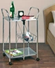 Сервировочная тележка Wenko Sunny Silver складная 35,5 x 8,5 x 27 см, металл, хром, пластик - изображение 8