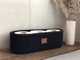 Овальная корзина для хранения ZHDANOVA BAGS&HOME чёрная - изображение 1