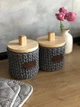 Набор корзин с крышками ZHDANOVA BAGS&HOME серый для ватных дисков и палочек - изображение 4