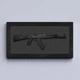 Картина Холстович AK-47 30х60 см. Картина для офісу, вітальні, спальні, інтер'єру, подарунок чоловікові на день народження - зображення 5