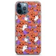 Чохол силіконовий для Apple IPhone 12 Pro епл айфон 12 про від Lex Altern (Весела голова Джека, Хеллоуїн, кажани, привид) - зображення 2