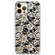 Чохол силіконовий для Apple IPhone 12 mini епл айфон 12 міні від Lex Altern (Кіт -скелет, милий кажан, Хеллоуїн, чорна кішка, Інтернет) - зображення 1