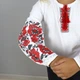 Вышиванка для девочки АвексТекс (2411-83д) Рост 134 см Белый - изображение 3