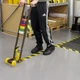Самоклеющаяся лента HPX Heavy Duty Marking для маркировки пола усиленная 48 мм x 33 м Желто-Черная (TB5033) - изображение 3