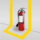 Самоклеющаяся лента HPX Heavy Duty Marking для маркировки пола усиленная 48 мм x 33 м Желтая (TY5033) - изображение 6