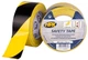 Самоклеющаяся лента безопасности НРХ Safety Tape для вертикальной разметки 50 мм х 33 м желто-Черная (HW5033) - изображение 1