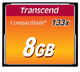Карта пам'яті Transcend CompactFlash 8GB 133X - изображение 1