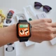 Z32 Pro Black + Multicolored Smart Watch Series 6 Розумний смарт годинник голосовий виклик, температура тіла, 2 ремінці в комплекті - зображення 4