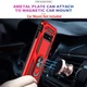 Чехол Shield для Samsung Galaxy S10 / G973 бампер противоударный с подставкой Red - изображение 3