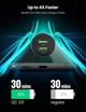 Автомобільний зарядний пристрій Ugreen CD213 36 W 2*USB QC 3.0 3 A Car Charger Темно-синій - зображення 7