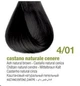 Краска для волос Bbcos Keratin Color 4/01 каштановый натуральный пепельный 100 мл (8051566443109) - изображение 2