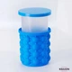 Форма для льда Ice Cube Maker M32 Ведро для заморозки льда Силиконовое Синее (M7702000020) - изображение 4