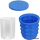 Форма для льда Ice Cube Maker M32 Ведро для заморозки льда Силиконовое Синее (M7702000020) - изображение 5