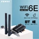 Wi-Fi адаптер FENVI FV-AXE3000Pro Intel AX210 2.4G & 6G WI-FI 6E Technology, Bluetooth 5.2 для WINDOWS 10/11 (sv0221-bl) - зображення 3