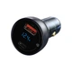 Автомобильное зарядное устройство Baseus Particular Digital Display QC+PPS Dual Quick Charger 65W с кабелем 1m 100W (TZCCKX-0G) Gray - изображение 2