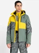 Гірськолижна куртка чоловіча Dare 2b Supernova II Jkt DMP524-RSB 2XL Сіро-зелена з жовтим (5059404804030) - зображення 1