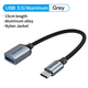 Кабель Vention USB Type-C - OTG USB3.0 AF, 0.15 m, Black (CCXHB) - зображення 2