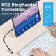 Кабель Vention USB Type-C - OTG USB3.0 AF, 0.15 m, Black (CCXHB) - зображення 7