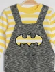 Полукомбинезон (+ кофта) Batman 12-18 мес (80-86 см) DC Comics (лицензированный) Cimpa серый желтый KZ15900 - изображение 2