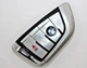 Корпус смарт-ключ BMW BMW X5 X3 X6 i3 i8 m5 e39 e46 e38 e36 Z3 Z8 AdlerKey (75628-00) з логотипом сріблястий болванка для реставрації старого ключа - зображення 1