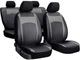 Авточехлы с эко кожы для MITSUBISHI Colt 2004>2012 Pok-ter Desing Leather с серой вставкой - изображение 1