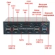 Многофункциональная 5,25" передняя панель для ПК Addap 525E | косичка USB 2.0, USB 3.0, TF/SD/CF/M2/MMC/MS Card, SATA, ESATA, 3.5мм - изображение 8