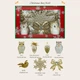 Набір ялинкових іграшок Christmas box-10 MIS LT 30x20x8 cm - зображення 3
