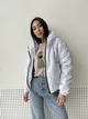 Жіноча демісезонна куртка з капюшоном ДО&30 ML XS - S ( 42 -44 ) Білий ( 30 - 02 ) - зображення 5