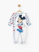 Человечек (комбинезон) Mickey Mouse Disney 0-3 мес (56-62 см) белый MC15472 - изображение 1