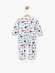 Человечек (комбинезон) Mickey Mouse Disney 0-3 мес (56-62 см) белый MC15472 - изображение 2
