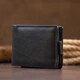 Портмоне горизонтальне Amico на магніті на два відділення GRANDE PELLE 11320 Чорне - зображення 8