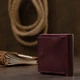 Шкіряне жіноче портмоне GRANDE PELLE 11518 Бордовий - зображення 4